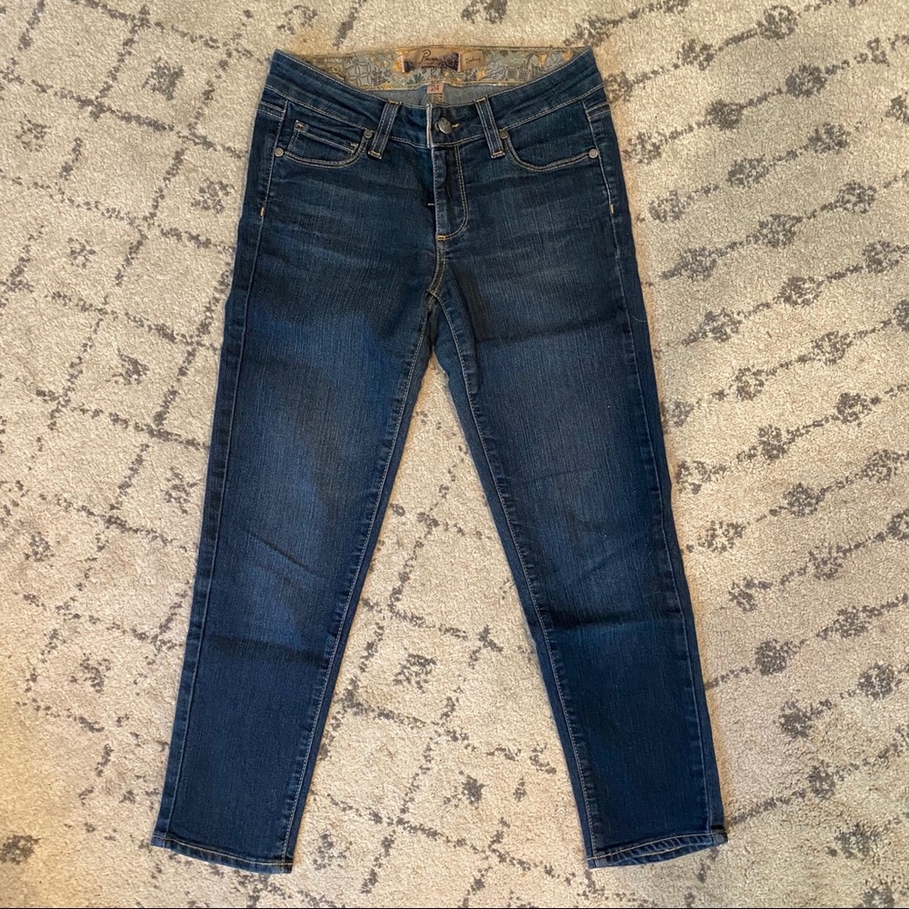 Paige Roxbury Ankle Crop Skinny Jeans